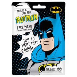 Mad Beauty Warner Brothers DC Multicolored Batman Sheet Face Mask 0.8 oz 12 pk