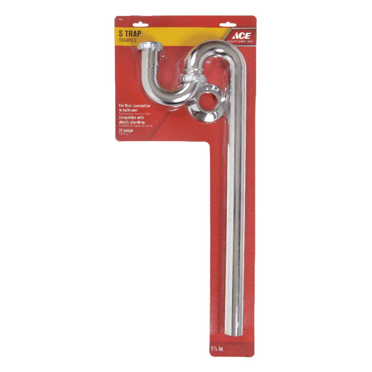 Ace 11/4 in. D Brass STrap Ace Hardware