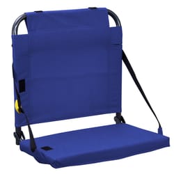 GCI Outdoor BleacherBack Royal Blue Bleacher Back Folding Stadium Seat