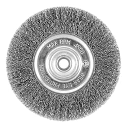Stay Sharp 6 in. Coarse Crimped Wire Wheel Brush Carbon Steel 1 pc