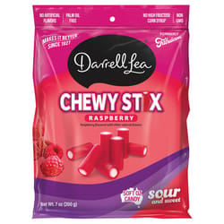 Darrell Lea Chewy Stix Raspberry Licorice Sour Bites 7 oz