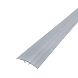 M-D BUILDING PRODUCTS 0.5 in. H X 1.5 in. W X 72 in. L Satin Silver Aluminum Floor Transition