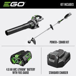 EGO Power+ ST1503LB 15 in. 56 V Battery Trimmer and Blower Combo Kit (Battery &amp; Charger) W/ 4.0 AH BATTERY