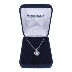 Montana Silversmiths Women's Gleeful Heart Silver Necklace Water Resistant