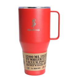 Aquapelli 40 oz Pompeian Red BPA Free Solid Vacuum Insulated Tumbler