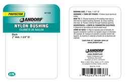 Jandorf 2 in. Nylon Bushing 2 pk
