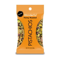 Wonderful Honey Roasted Pistachios 2.25 oz Bagged