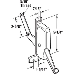 Prime-Line Silver Steel Right Awning Window Operator For Pan-American