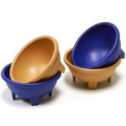 Chef Craft Yellow/Blue Plastic Salsa Bowls