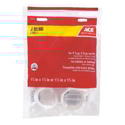Ace 1-1/2 in. D Plastic J-Bend