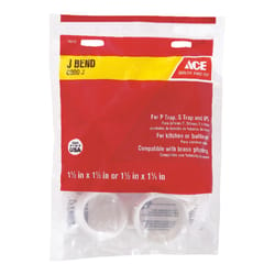 Ace 1-1/2 in. D Plastic J-Bend