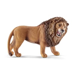 Schleich Wild Life Lion Roaring Toy Brown