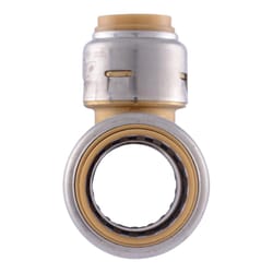 SharkBite Push to Connect 3/4 in. PTC X 3/4 in. D Push Brass Reducing Tee