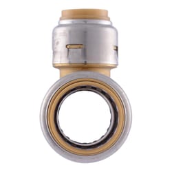 SharkBite Push to Connect 3/4 in. PTC X 3/4 in. D Push Brass Reducing Tee