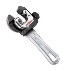 RIDGID Autofeed 1-1/8 in. Cutter with Ratchet Handle Black/Silver 1 pc