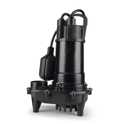 ECO-FLO 1/3 HP 3300 gph Cast Iron Tethered Float Switch AC Submersible Sump Pump