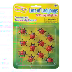 Insect Lore Lots of Ladybugs Squishy Toy Black/Red 12 pc