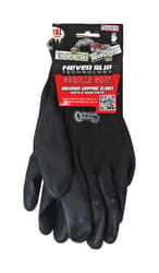 Grease Monkey Indoor/Outdoor Mechanic Grip Gloves Black XL 1 pair