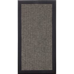 WJ Dennis Conforto 39 in. W X 20 in. L Black/Brown Floor Mat