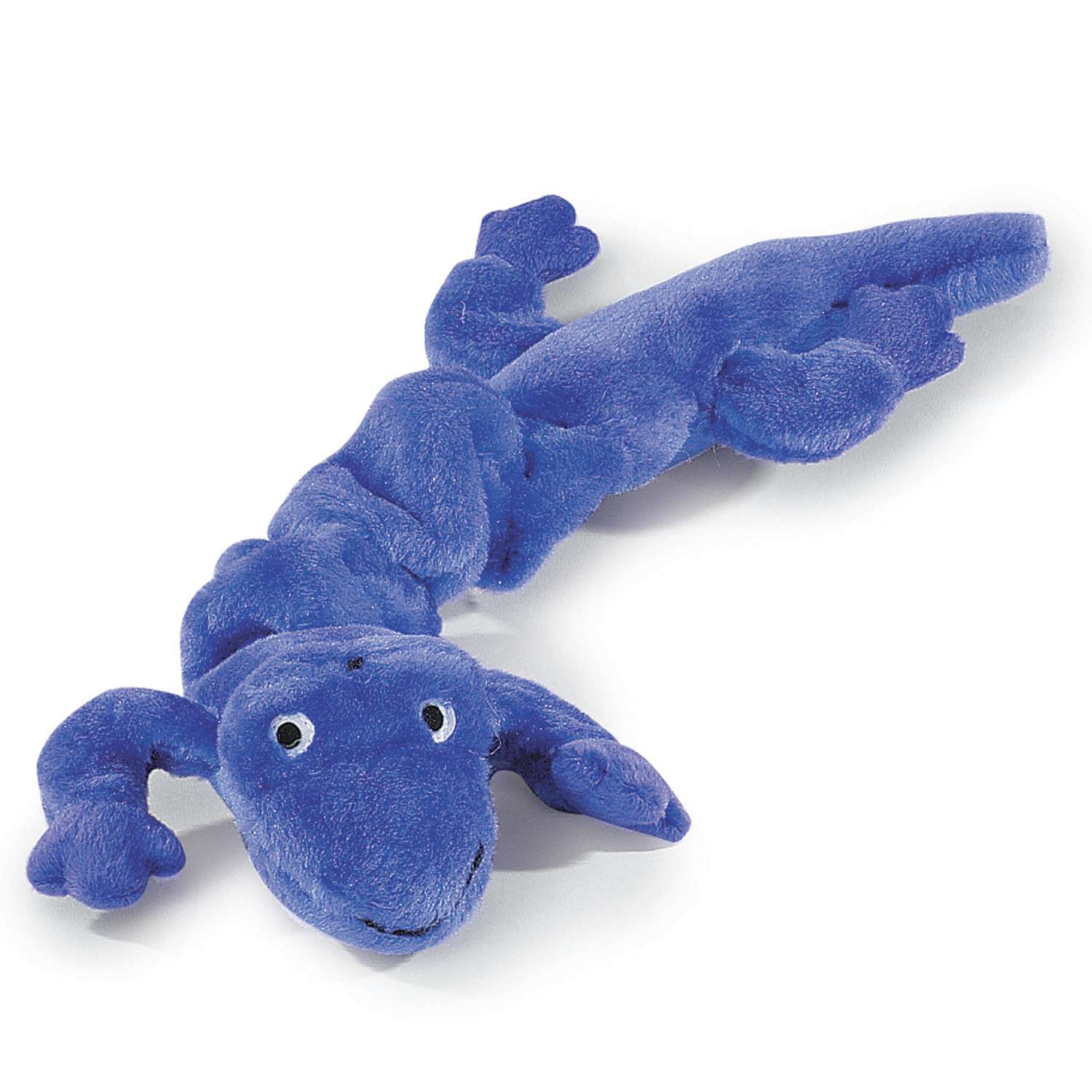 Zanies Purple Plush Bungee Geckos Squeaky Dog Toy Extra Large 1 pk