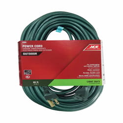 Ace Outdoor 80 ft. L Green Extension Cord 16/3 SJTW