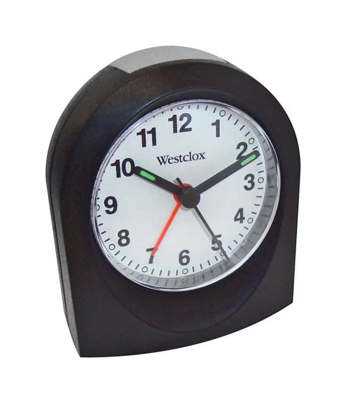 Westclox 3 in. Black Alarm Clock Analog Ace Hardware