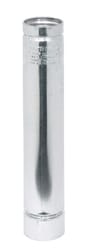 Selkirk 3 in. D X 18 in. L Aluminum Round Gas Vent Pipe