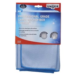 Unger Professional Grade Microfiber Cleaning Towel 18 in. W X 18 in. L 3 pk