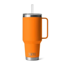 YETI Rambler 42 oz King Crab Orange BPA Free Insulated Straw Tumbler