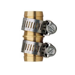 Orbit 3/4 in. Brass/Stainless Steel Non-Threaded Female Hose Mender