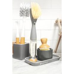Full Circle 7.6 in. L X 3.86 in. W X 4.01 in. H Ceramic/Plastic Sink Caddy