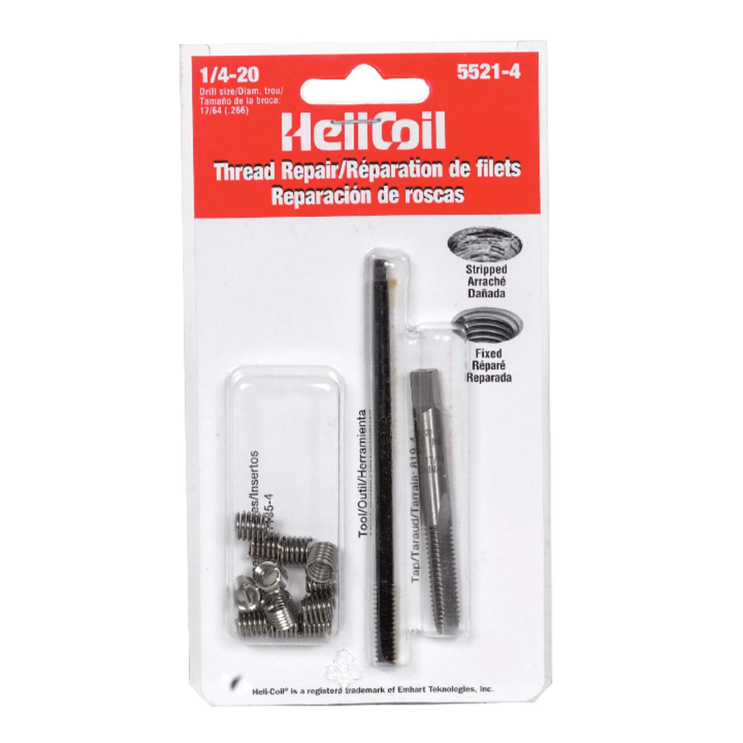 Details about   Perma Coil 3208-F14 Insert Thread Repair Kit 7/8-14 UNF Helicoil 5528-14 