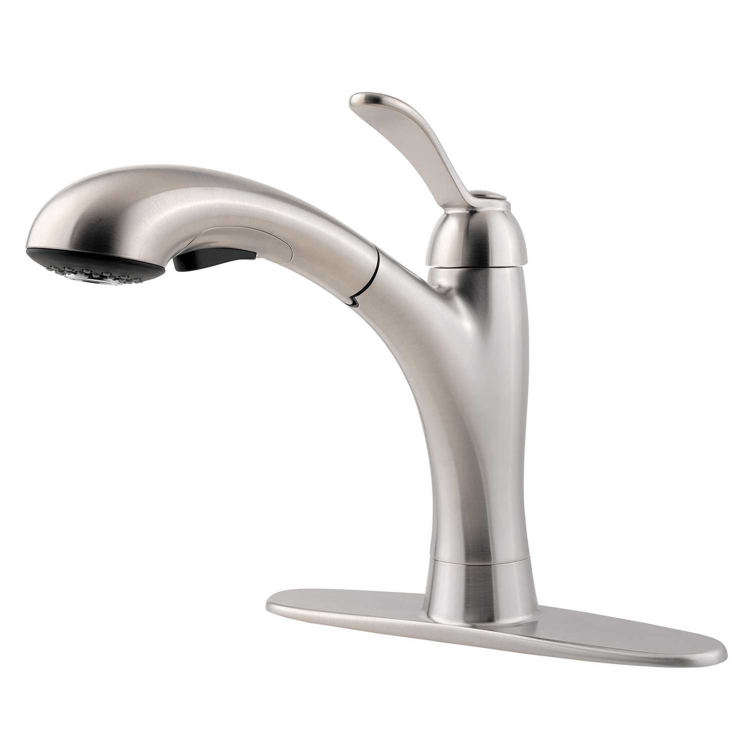 Pfister Clairmont One Handle Stainless Steel Pull Out  Pfister Clairmont One Handle Stainless Steel Pull Out