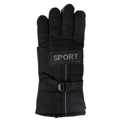 Heat Zone Deluxe One Size Fits All Black Cold Weather Gloves