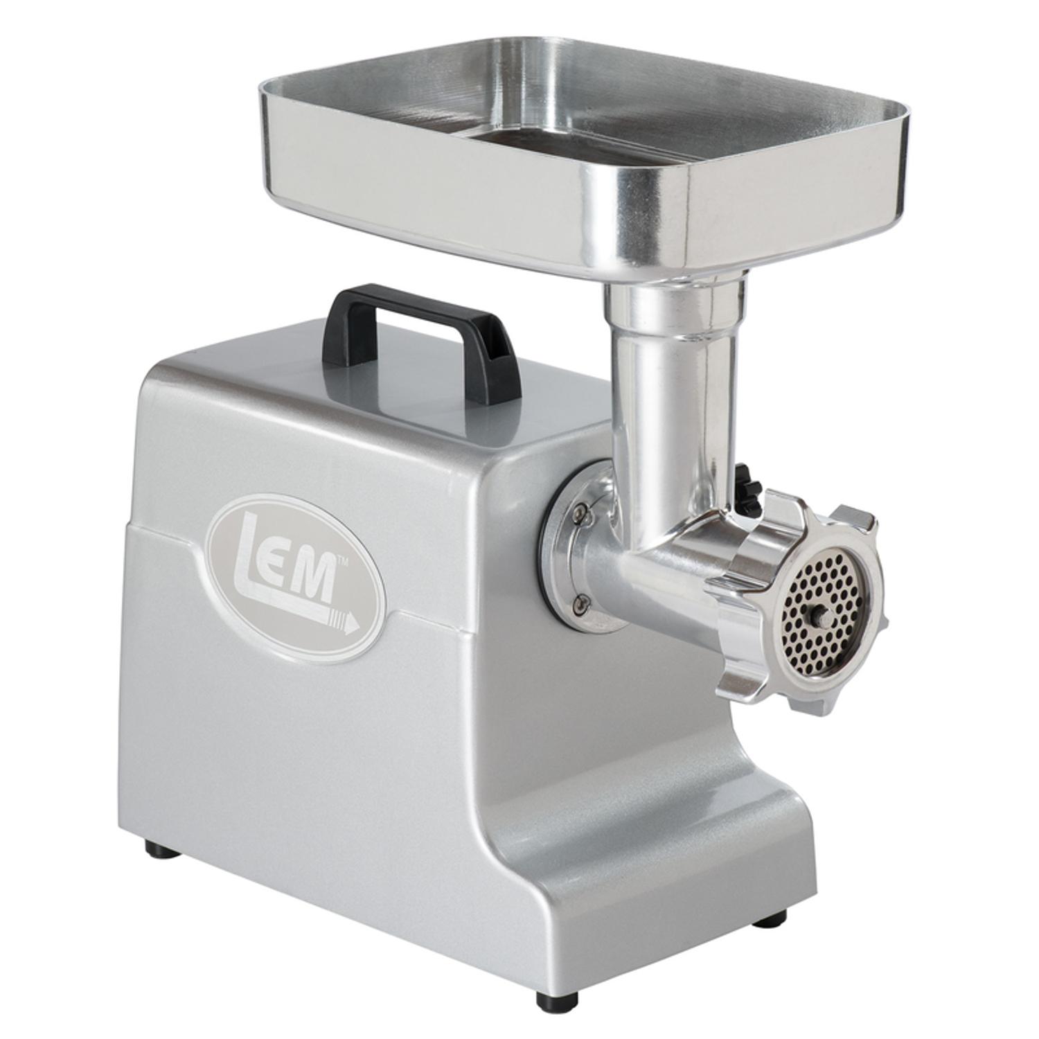 LEM Mighty Bite Brushed Nickel Silver 1 speed 4.5 lb Meat Grinder Sansujyuku sansujyuku.com