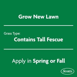 Scotts Turf Builder Rapid Grass Tall Fescue Grass Sun or Shade Grass Seed and Fertilizer 16 lb
