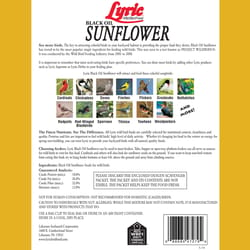 Lyric Assorted Species Wild Bird Food Black Oil Sunflower Seed 5 lb.