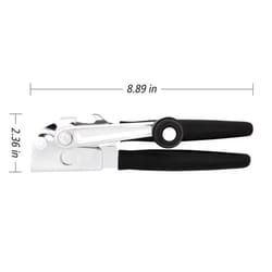 Swing-A-Way Black Stainless Steel Manual Can Opener
