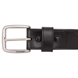 Wolverine Leather Signature Jean Belt 1.5 in. W Black