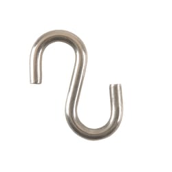 Hampton Small Stainless Steel 3 in. L S-Hook 250 lb 1 pk