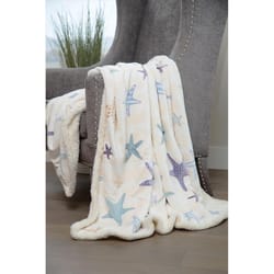 Carstens Inc 68 in. H X 54 in. W X 68 in. L Multicolored Polyester Throw blanket