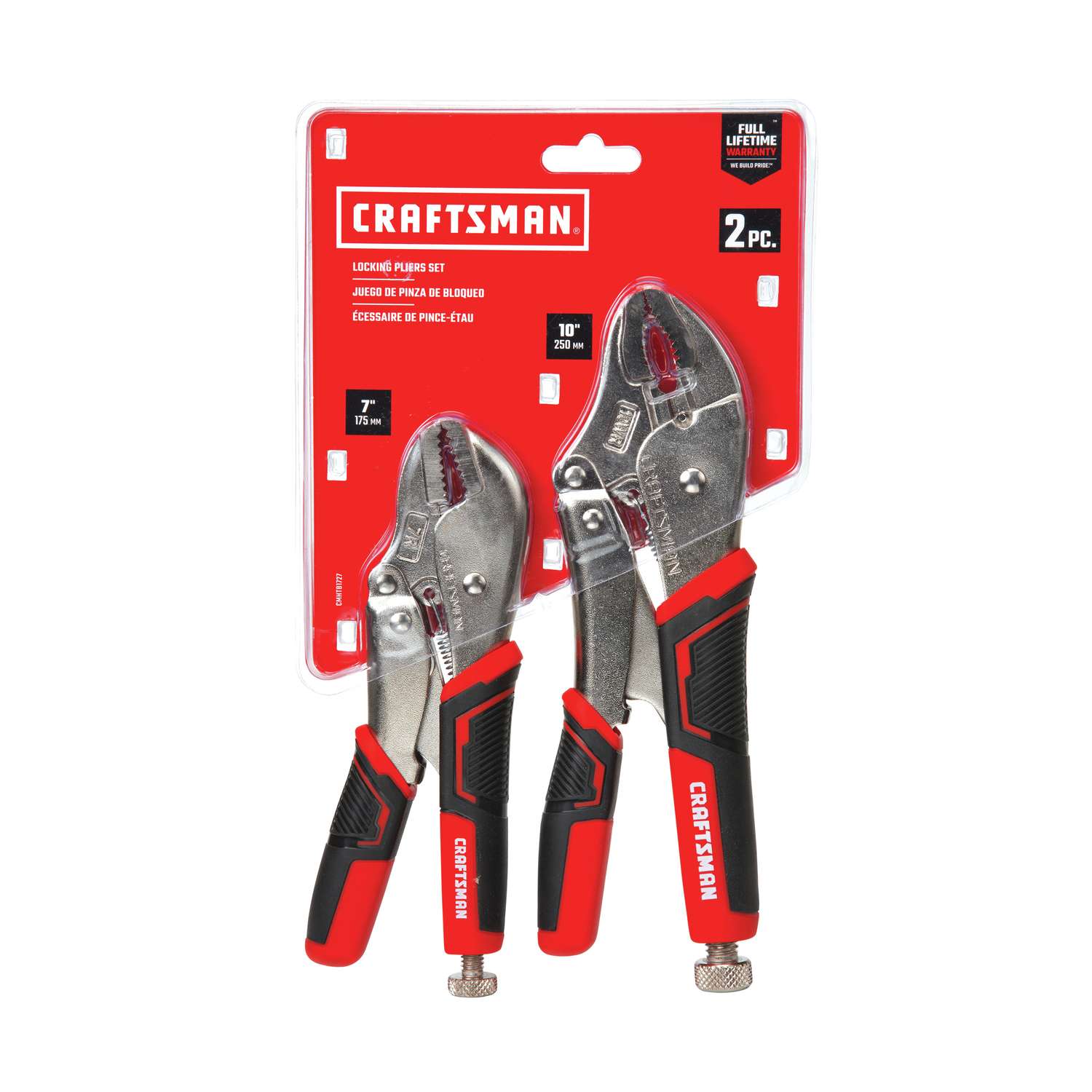 Craftsman 2 pc Drop Forged Steel Straight Jaw Locking Pliers Craftsman 2 pc Drop Forged Steel Straight Jaw Locking Pliers