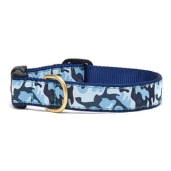 Up Country Navy Camo Nylon Dog Collar Small