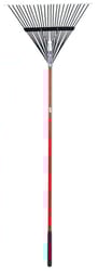 ACE 65 in. 24 Tine Steel Rake Fiberglass Handle