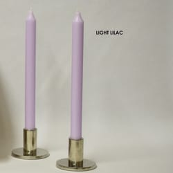 Kiri Tapers Light Lilac Unscented Scent Taper Candle