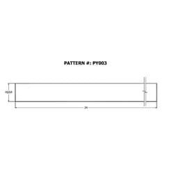 Alexandria Moulding 2 in. W X 4 in. L X 0.75 in. Plywood