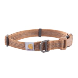 Carhartt Carhartt Brown Solid Nylon Dog Collar Medium