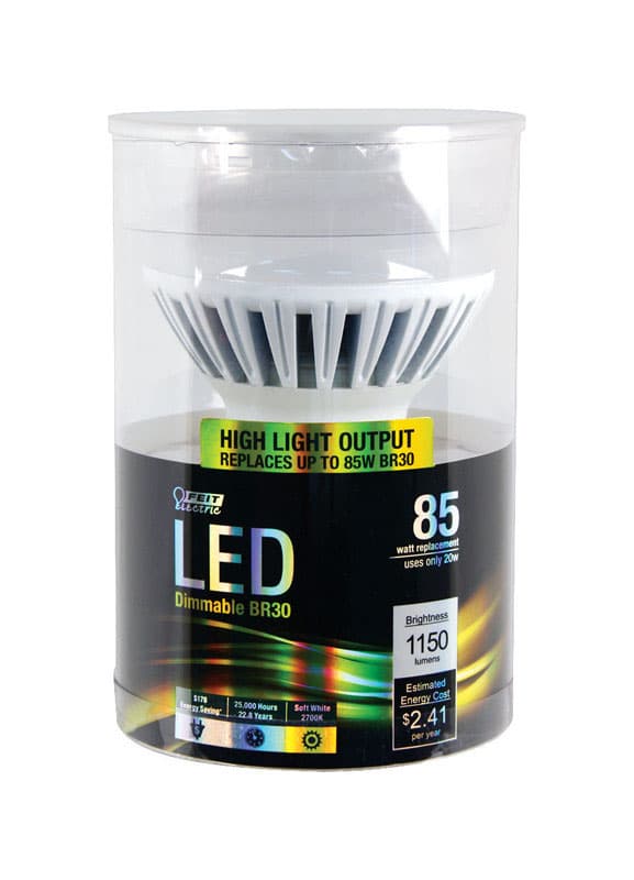 UPC 017801435146 product image for Feit 20W BR30 LED Light Bulb (BR30HO/LED) | upcitemdb.com