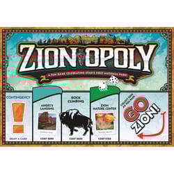 Late for the Sky Zion National Park-Opoly Board Game Multicolored