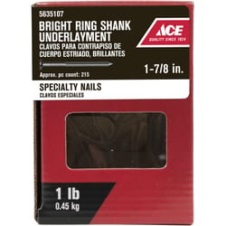 Ace 1-7/8 in. Underlayment Bright Steel Nail Flat Head 1 lb